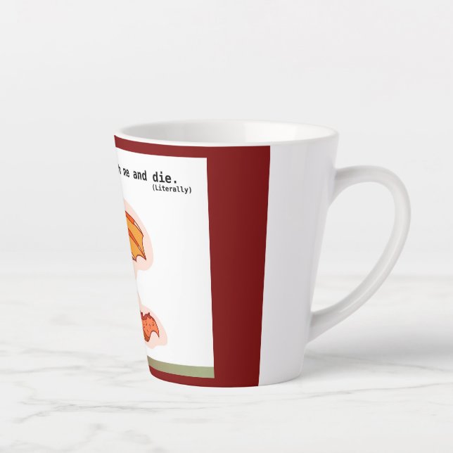 Taza De Café Latte Peril Latte Mug (Derecha)