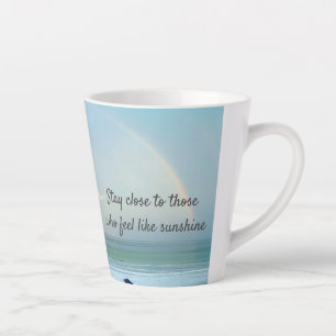 Taza De Café Latte Permanecer cerca