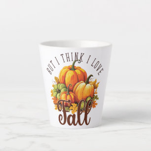 Taza De Café Latte Pero Creo Que Amo La Caída