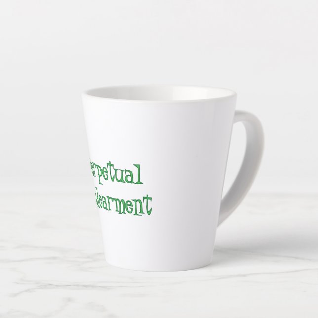 Taza De Café Latte Perpetual Endearment Latte Mug (Ángulo derecho)