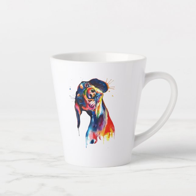 Taza De Café Latte Perro (Derecha)