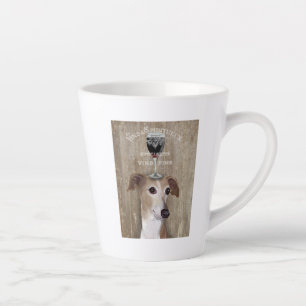 Taza De Café Latte Perro Au Vin Greyhound