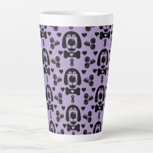 Taza De Café Latte Perro con motivos