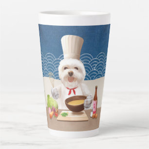 Taza De Café Latte Perro pequeño chef