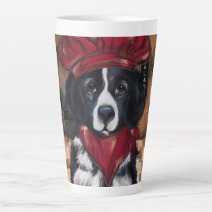 Taza De Café Latte Perro Terranova        