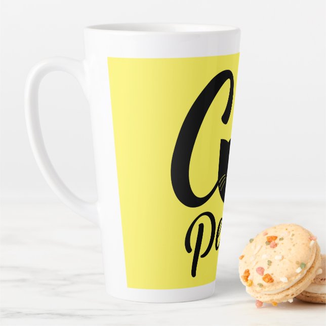 Taza De Café Latte Persona del gato (In situ)