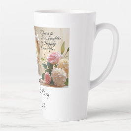 Taza De Café Latte Personalised Bridal Mug- Cheers to Love