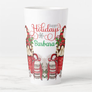 Taza De Café Latte Personaliza la fiesta caliente de Coco Gnomes Latt