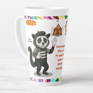 Taza De Café Latte Personaliza: Marcel, civeta mimo
