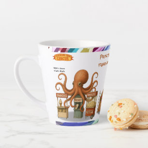 Taza De Café Latte Personaliza: puesto de snacks de Otto