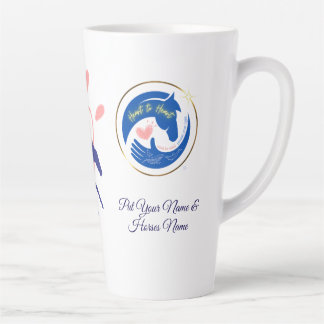 Taza De Café Latte Personaliza Sanación Corazón a Corazón, Alma a Alm