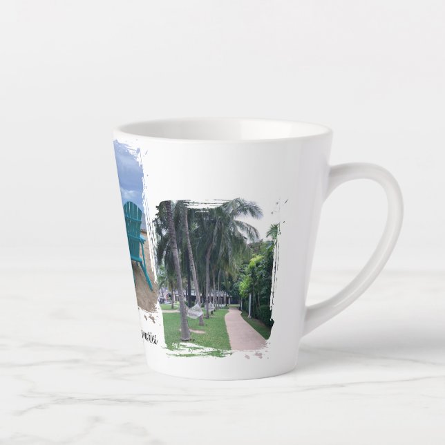 Taza De Café Latte Personalizable "Recuerdos dulces" (Derecha)
