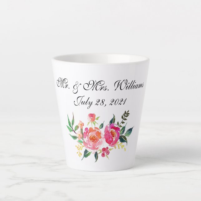 Taza De Café Latte Personalizado (Anverso)