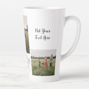 Taza De Café Latte Personalizado 3 Photo Coffee Mug