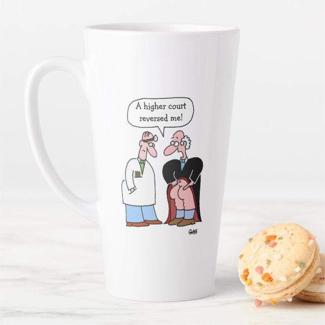 Taza De Café Latte Personalizado de abogados divertidos para abogados (In situ)