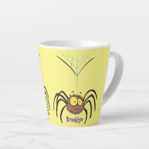 Taza De Café Latte Personalizado de araña suave y adorable