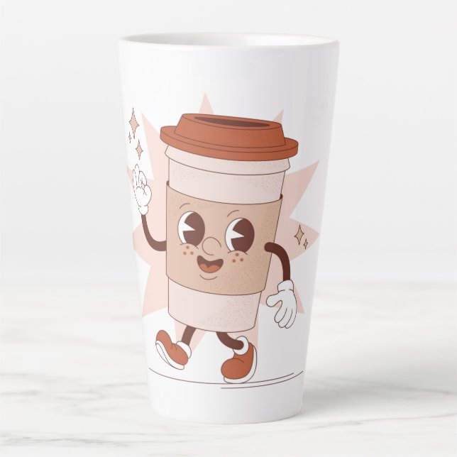 Taza De Café Latte Personalizado de café de juego suave (Anverso)