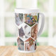 Taza De Café Latte Personalizado de fotos personalizadas de la famili (Honeycomb Family Mug: A Creative Way to Display Your Memories)