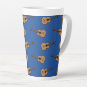 Taza De Café Latte Personalizado de guitarra