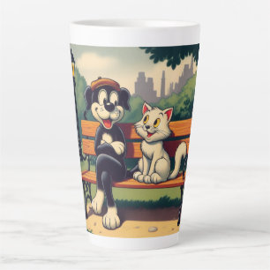 Taza De Café Latte Personalizado de perros/gatos de origen animal