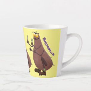Taza De Café Latte Personalizado de pulgas fea hambrienta