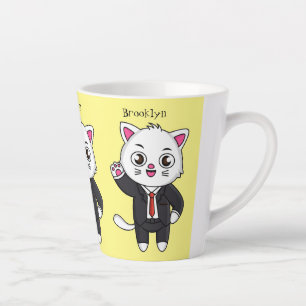 Taza De Café Latte Personalizado de traje de negocios