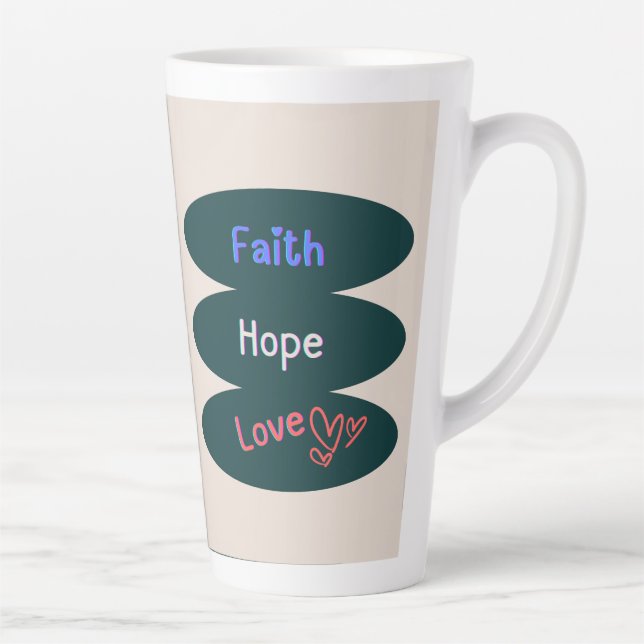 Taza De Café Latte Personalizado hecho (Derecha)