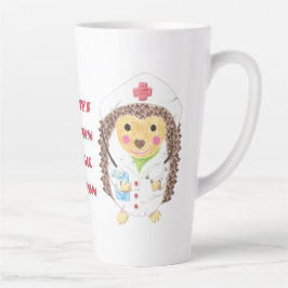 Taza De Café Latte Personalizado Hedgehog Enfermera Magia Potion Latt