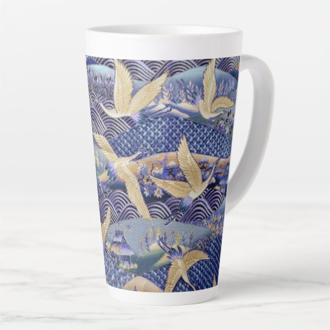 Taza De Café Latte Personalizado japonés de rana (Ángulo derecho)
