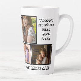 Taza De Café Latte Personalizado Mejor MOM siempre multifoto