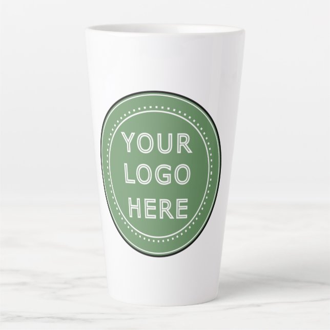 Taza De Café Latte personalizado, moderno, Minimalista y elegante (Anverso)
