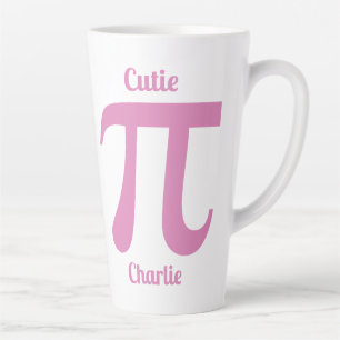 Taza De Café Latte Personalizado Pi / Cutie Pi