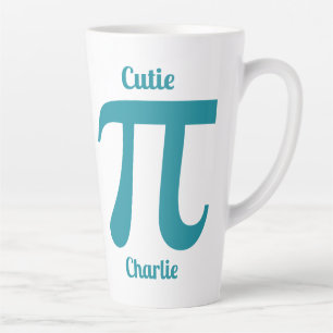Taza De Café Latte Personalizado Pi / Cutie Pi