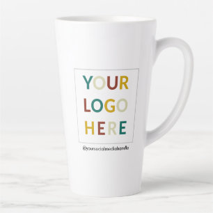 Taza De Café Latte Personalizado Tall Latte Mug con logotipo No mínim