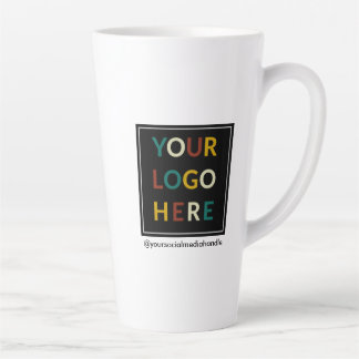 Taza De Café Latte Personalizado Tall Latte Mug con logotipo No mínim