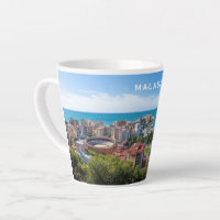 Personalizado Texto Málaga España Areal Fotografía