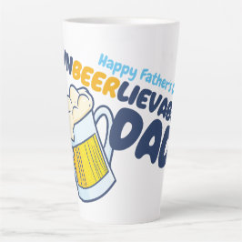 Taza De Café Latte Personalizar el día del padre | Padre ineludible