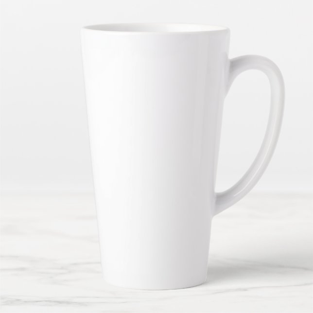 Taza De Café Latte Personalizar tu propio Latte Mug (Derecha)