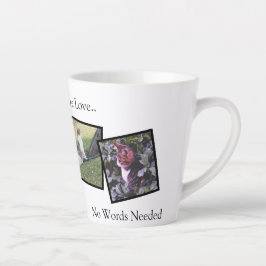 Taza De Café Latte Personalized Pet Photo Latte Mug