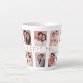 Taza De Café Latte Personalized Valentine's Day Latte Mug Photos