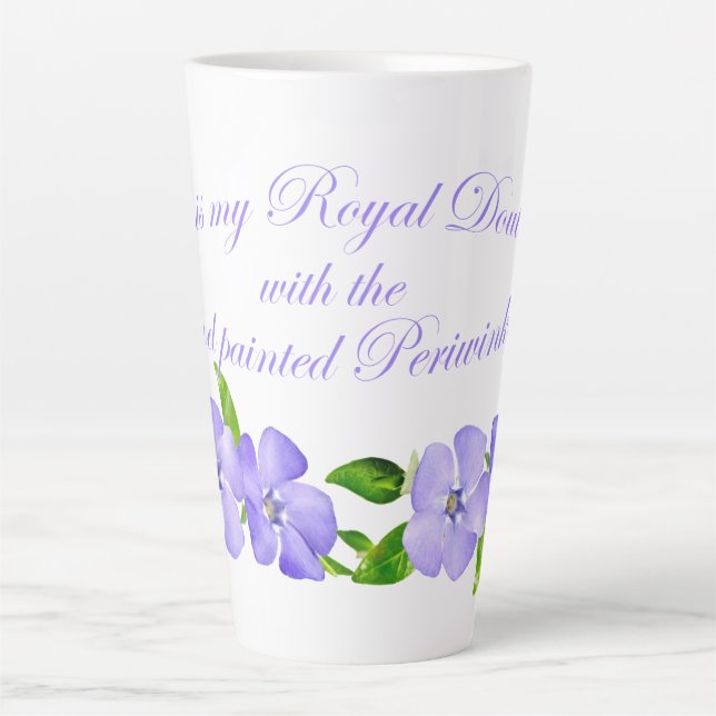 Taza De Café Latte Perwinkle coffee mug (Anverso)