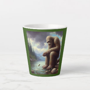 Taza De Café Latte Pesca a pie de página