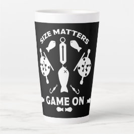 Taza De Café Latte Pesca de salmón salvaje