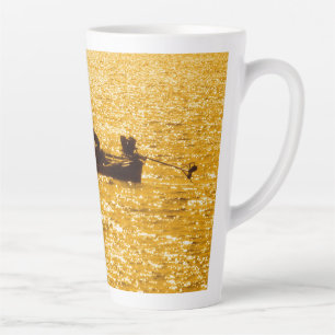 Taza De Café Latte Pescadores de Tailandia
