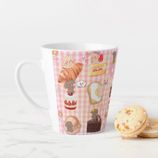 Taza De Café Latte pet cafe (In situ)