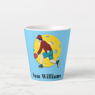 Taza De Café Latte Pickle Ball