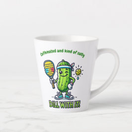 Taza De Café Latte Pickleball Funny Coffee Mug Drinkware Kitchen