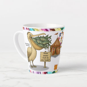 Taza De Café Latte Pico de pelícano Pierre brillante