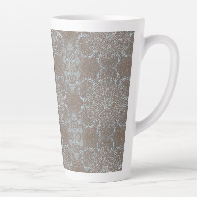 Taza De Café Latte Piedra de arte natural y arena (Derecha)