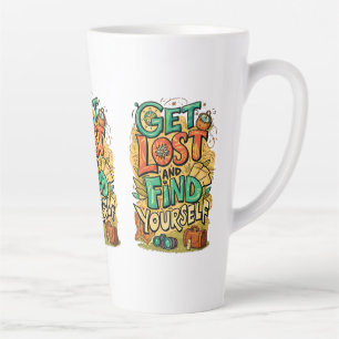 Taza De Café Latte Pierde y Encuentra a Ti Mismo